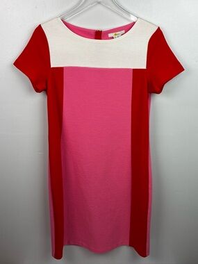 Boden Jeanette Ottoman Colorblock Shift Knit Dress